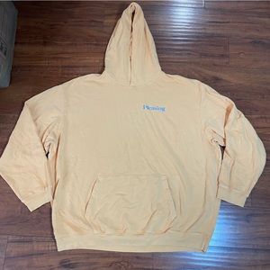 THE PLEASING BY HARRY STYLES ORANGE HOODIE SZ 4XL